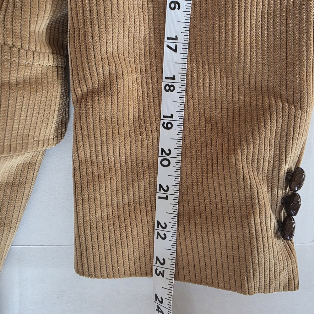 VTG Orvis Corduroy Tan Sport Coat Blazer 38R USA Elbow Patches Heritage Academia - Picture 16 of 16